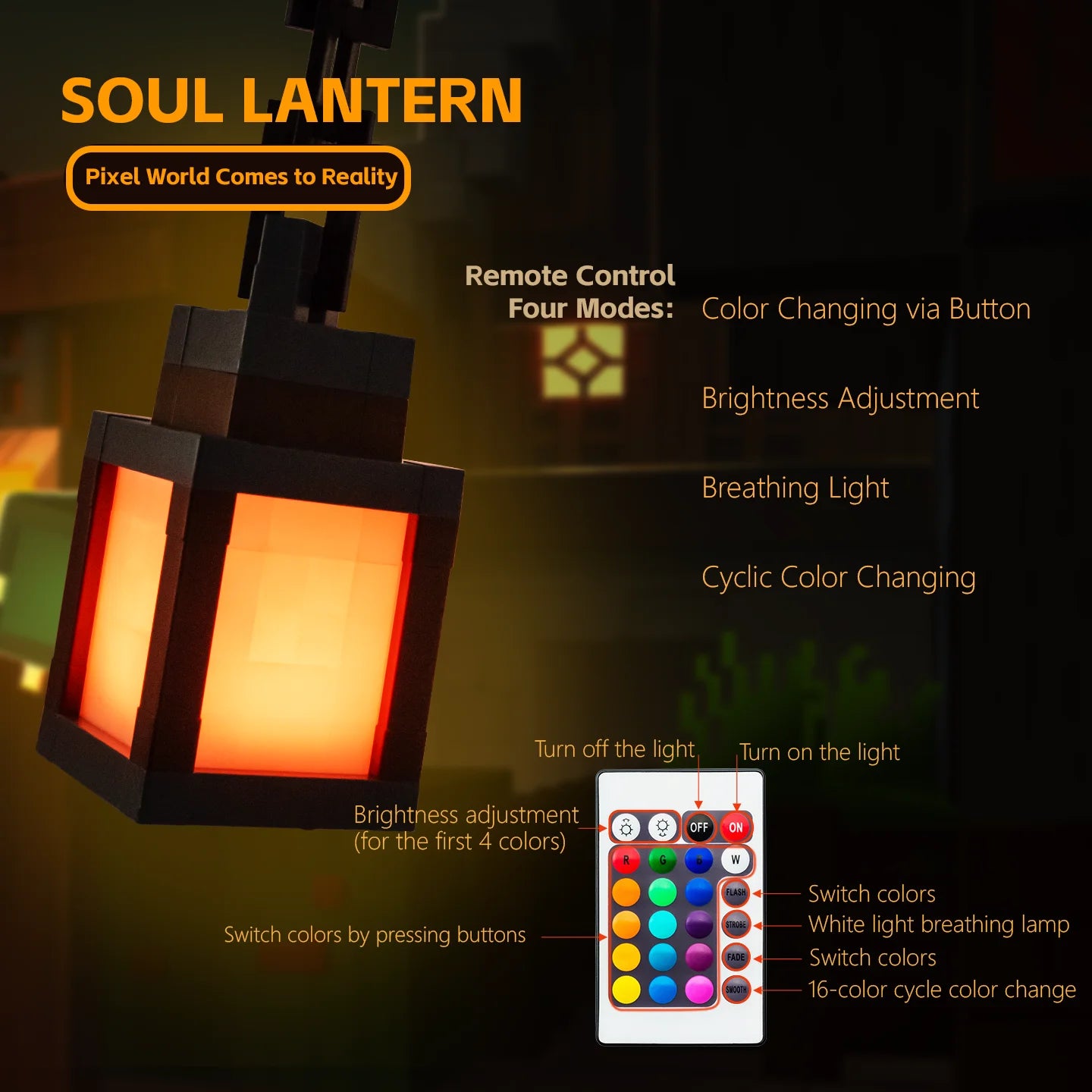 GlowyMine™ Radiant Pixel Lantern