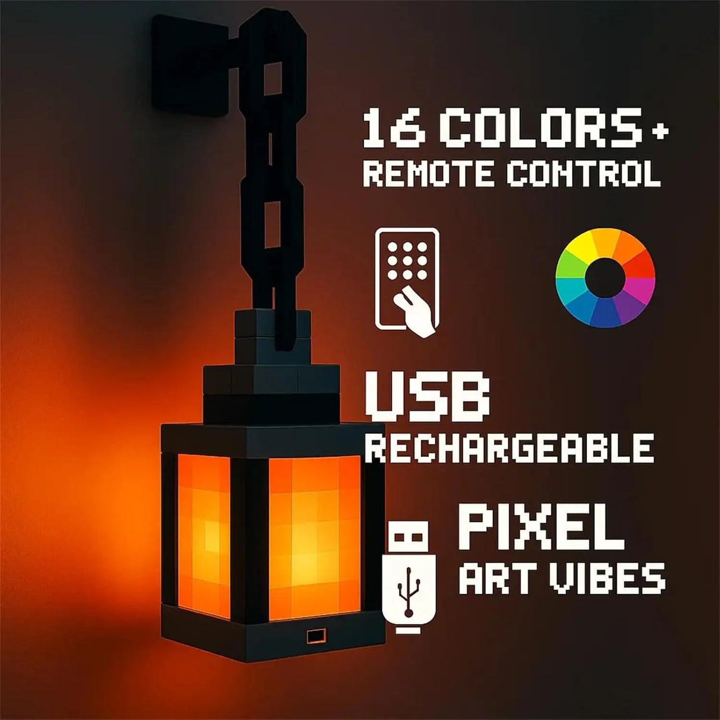 GlowyMine™ Radiant Pixel Lantern